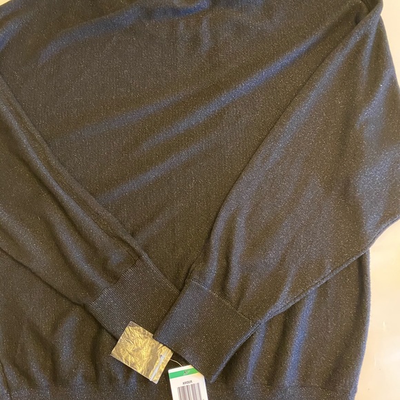 INC- ( international Concepts) Black Top. Large . Long Sleeves. NWT. - Picture 7 of 8